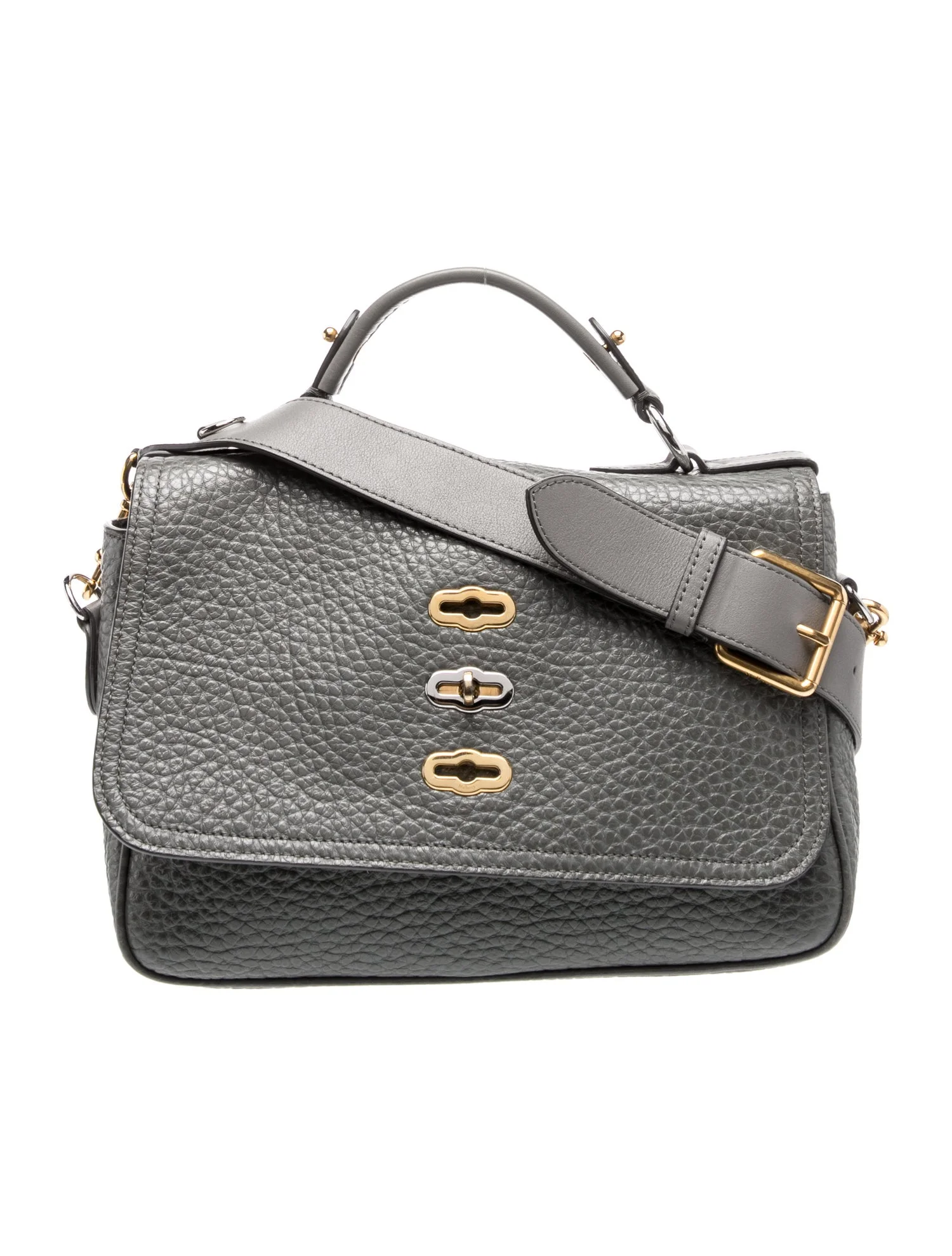 Leather Top Handle Bag