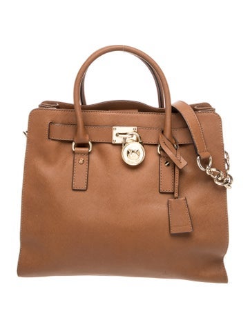 Saffiano Leather Top Handle Bag