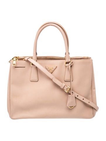 Saffiano Leather Galleria Double Zip