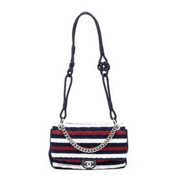 Canvas Rope Single Flap Bag
