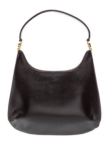 Leather Shoulder Bag Large