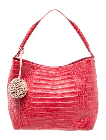 Crocodile Top Handle Bag