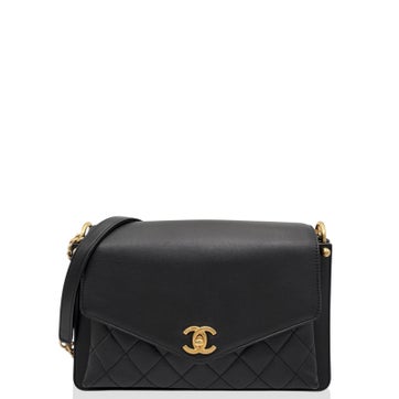 Calfskin Envelope Flap Bag