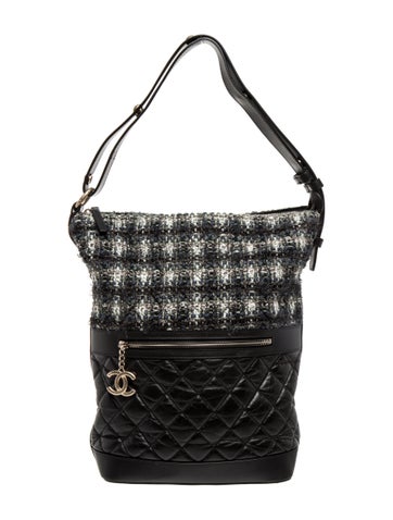 Tweed Casual Style Hobo