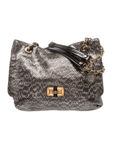 Lanvin Snakeskin Shoulder Bag