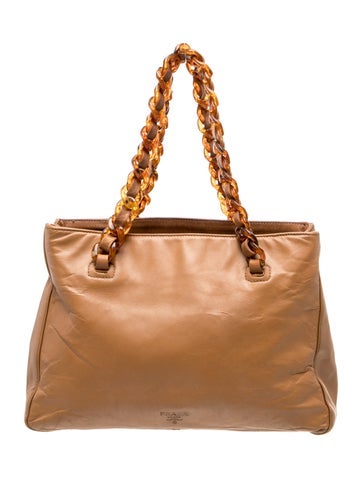 Nappa Leather Top Handle Bag Vintage