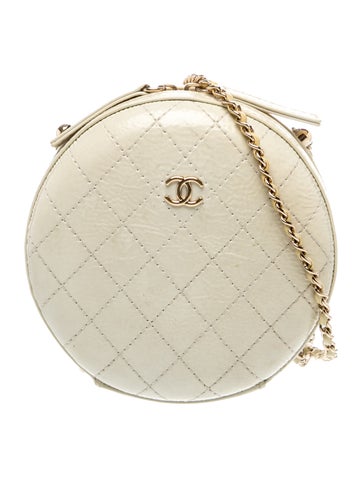 Round Vanity Crossbody Bag