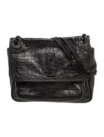Embossed Leather Niki Medium