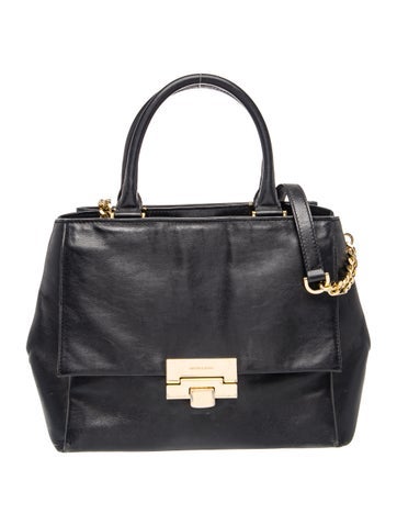 Leather Top Handle Bag