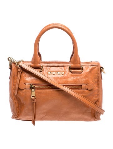 Leather Top Handle Bag