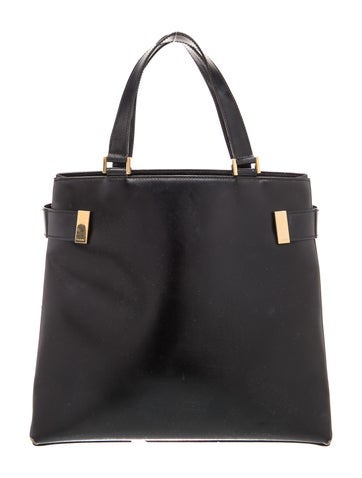 Leather Top Handle Bag Vintage