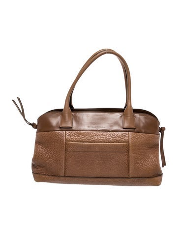 Leather Shoulder Bag Large