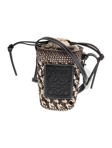 Raffia Cylinder Pocket