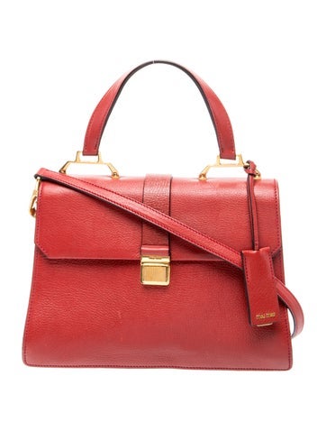 Goat Leather Top Handle Bag