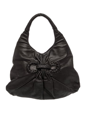 Ferragamo Leather Top Handle Bag