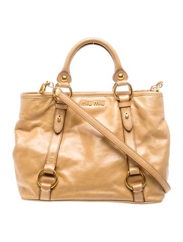 Leather Top Handle Bag