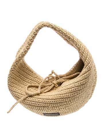 Straw KHAITE Olivia Shoulder Bag Medium