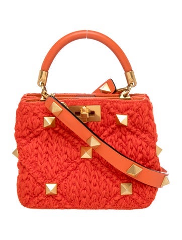 Rockstud Top Handle Bag