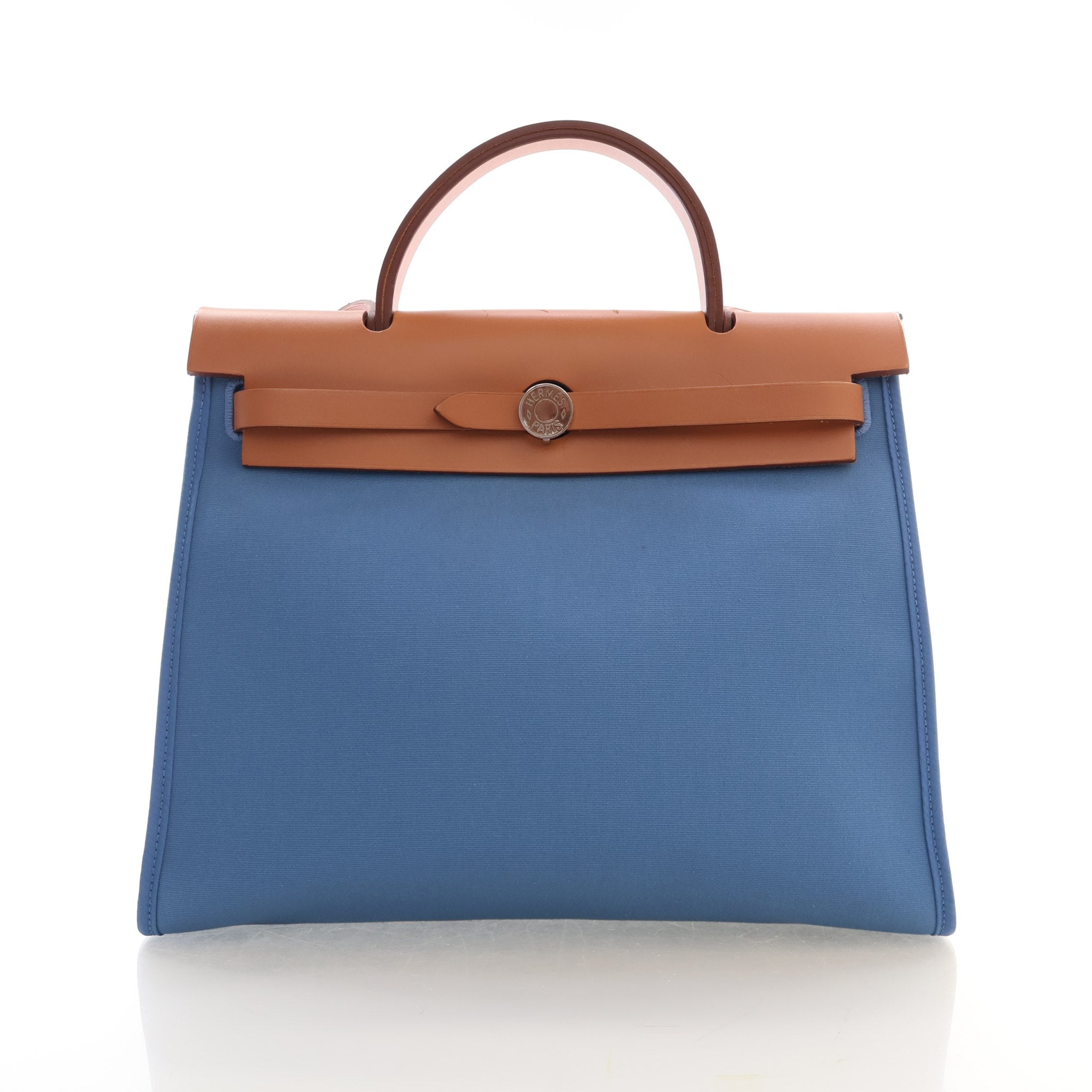 Hermes Bleu Tempête Toile Herbag Zip 31