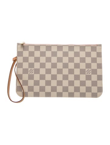 Damier Azur Neverfull Pouch Large