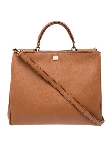 Leather Top Handle Bag