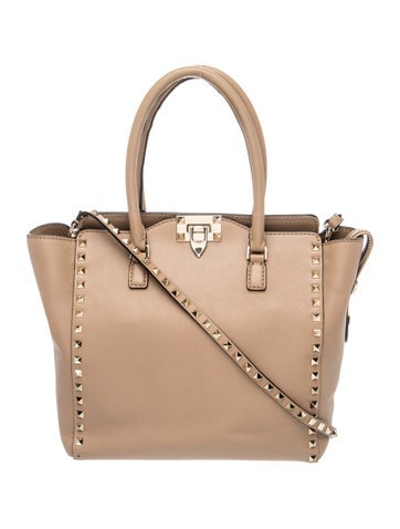 Rockstud Top Handle Bag