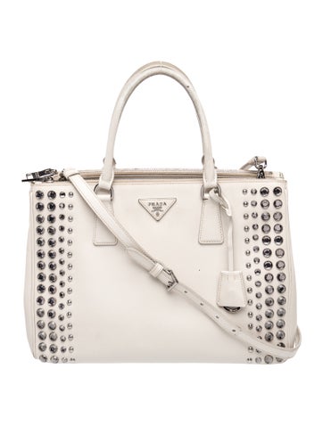 Saffiano Lux Leather Galleria Double Zip Large