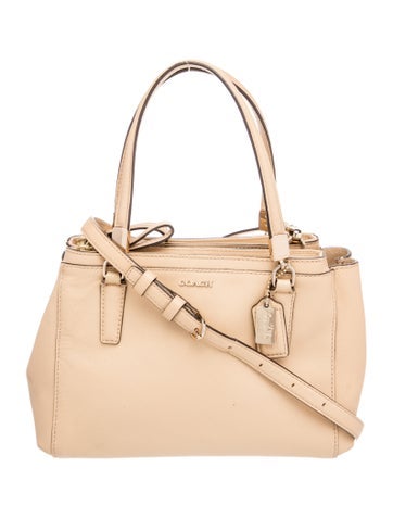 Saffiano Leather Top Handle Bag