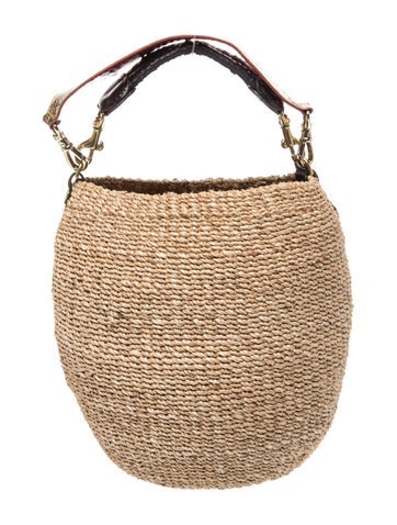 Straw Bucket Bag