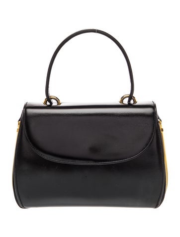 Leather Top Handle Bag
