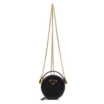 Leather Mini Round Crossbody