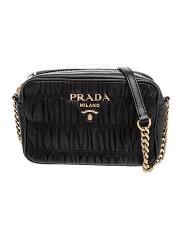 Nappa Gaufre Leather Crossbody Bag