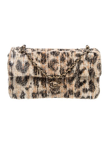 2026 Leopard Print Souplissimo Maxi Flap Bag w/Tags