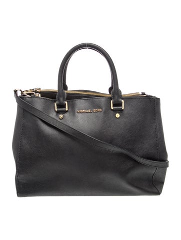 Saffiano Leather Top Handle Bag