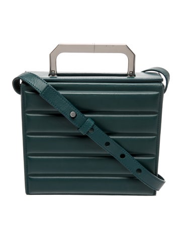 Leather Top Handle Bag