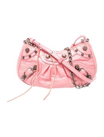 Leather Le Cagole w/ Chain Mini