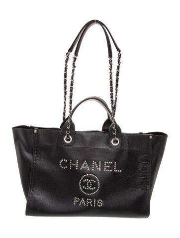 Medium Studded Deauville Shopping Bag