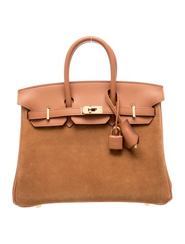 Veau Doblis & Swift Grizzly Birkin 25