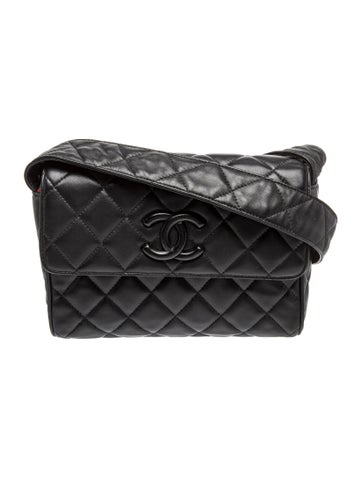 Quilted CC Messenger Bag