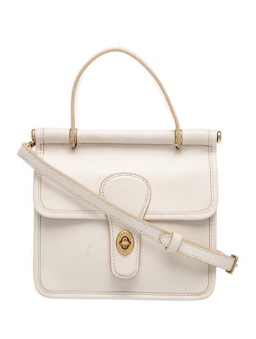 Leather Top Handle Bag