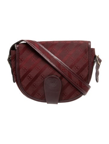 Canvas Jacquard Shoulder Bag Vintage