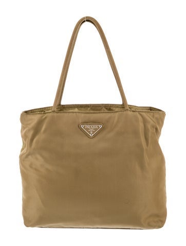 Tessuto Nylon Top Handle Bag