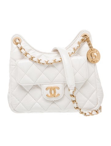 Small Wavy CC Hobo