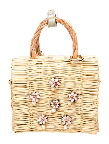 Heimat Atlantica Straw Top Handle Bag