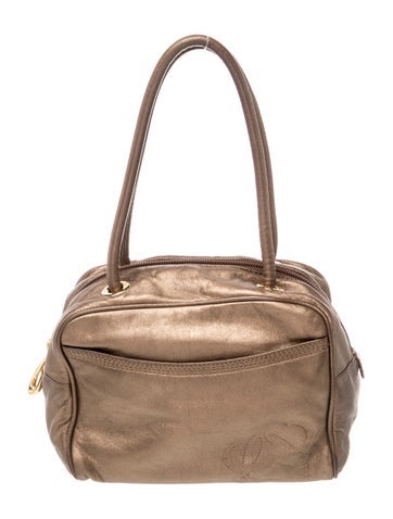 Leather Top Handle Bag