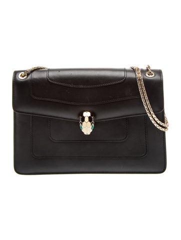 Leather Serpenti Forever Medium