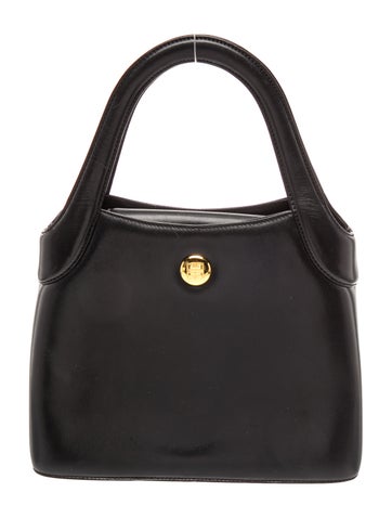 Leather Top Handle Bag
