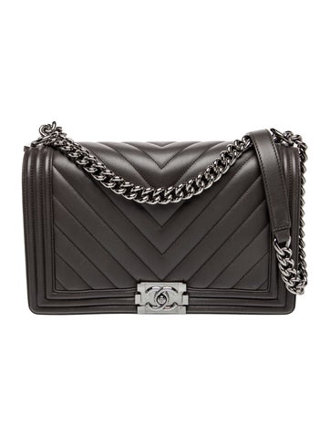 Medium Chevron Boy Bag