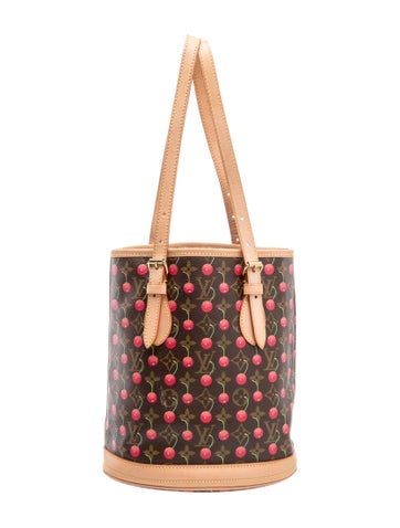 Monogram Cerises Bucket PM Vintage