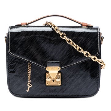 Leather Shiny Epi and Monogram Reverse Mini Pochette Metis